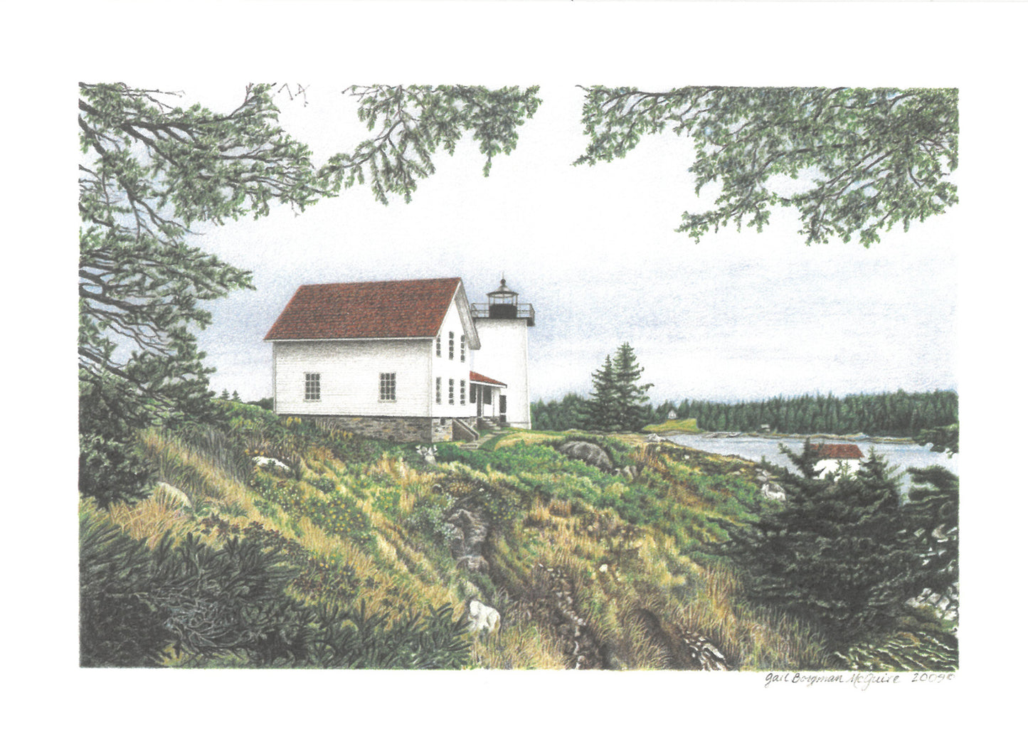 Maine Lighthouse Note Cards