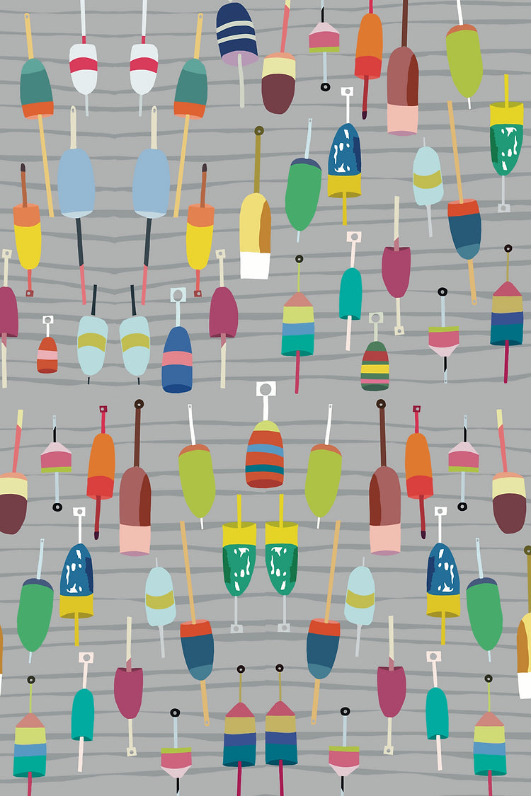 Lobster Buoy Tea Towel