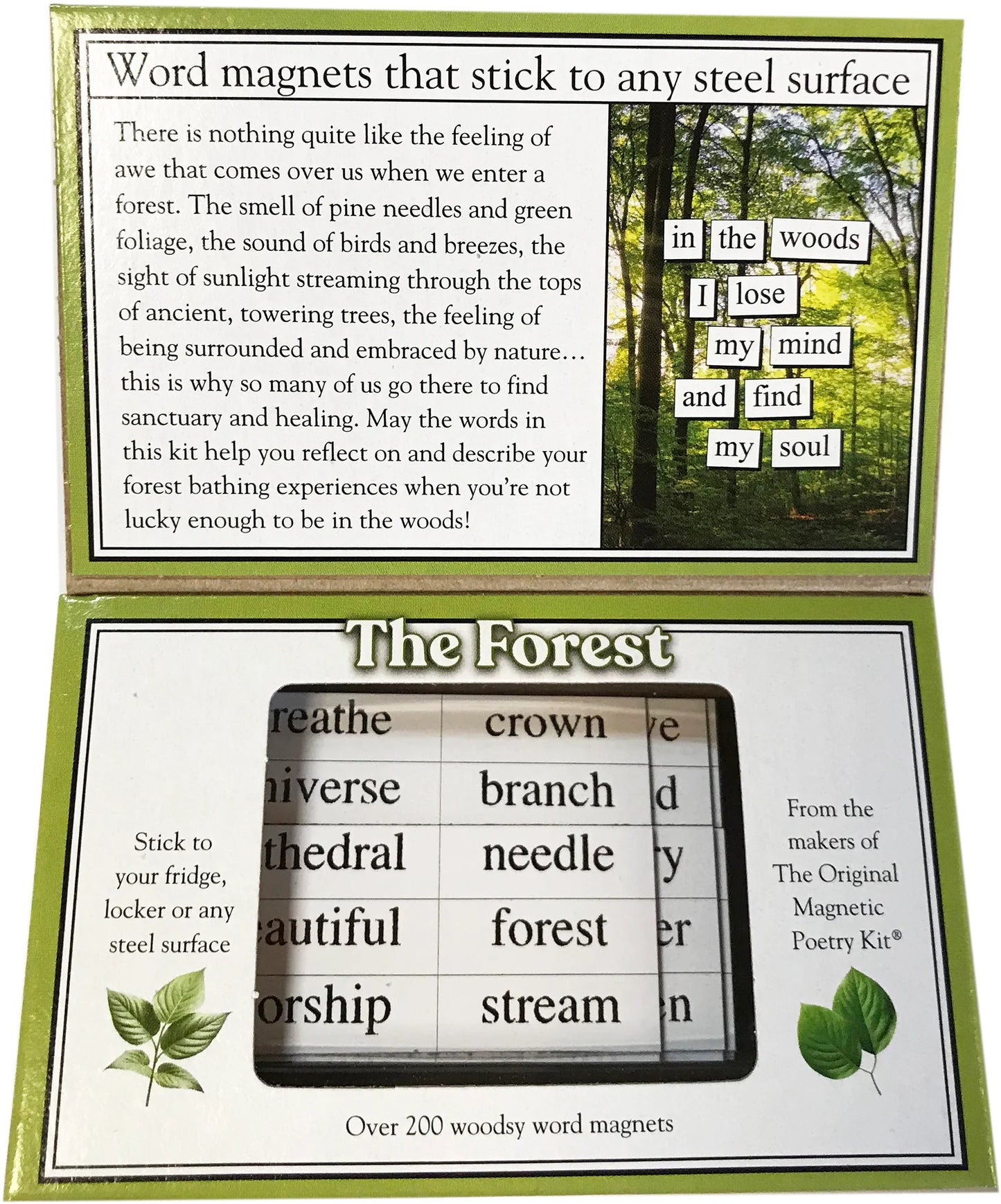 Forest Magnetic Poetry Kit