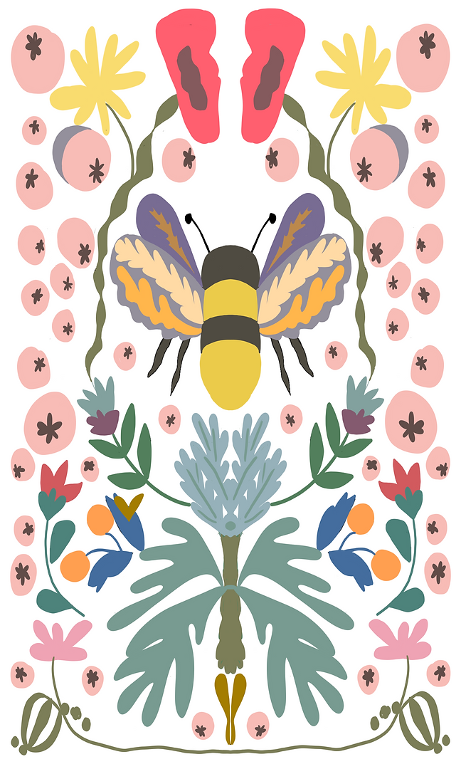 Honey Bee Tea Towel