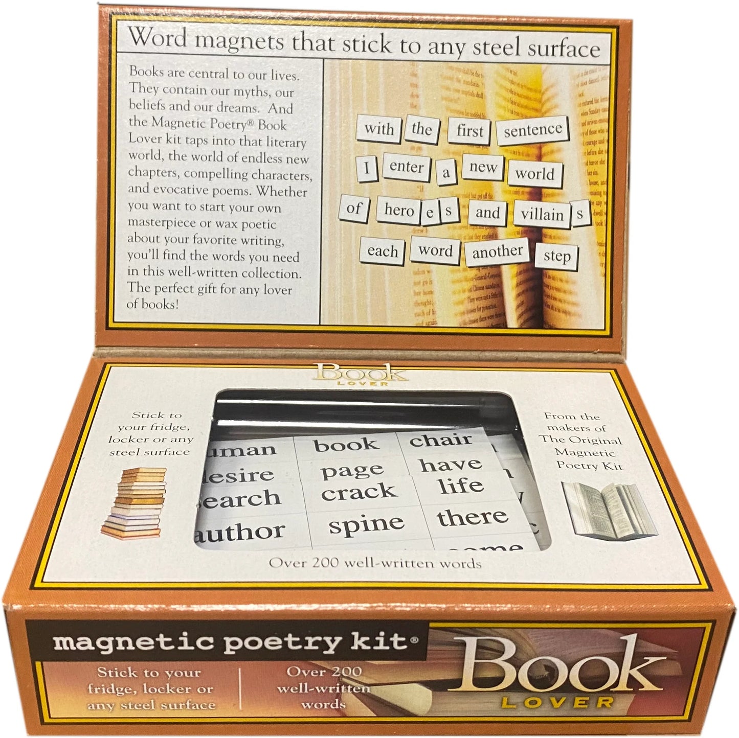 Book Lover Magnetic Poetry Kit