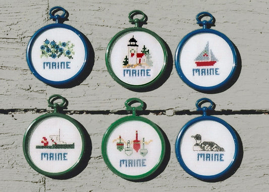 Maine Ornament Cross Stitch Kit