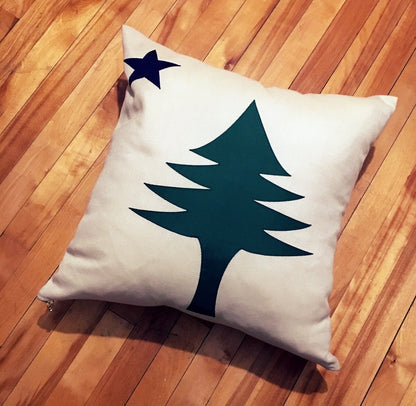 Original Maine Flag Pillow