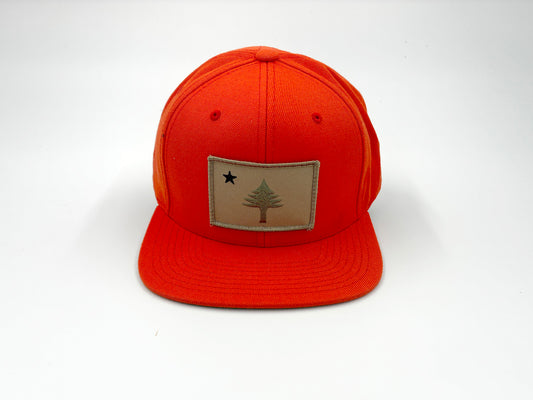 Original Maine Flag Blaze Orange Hat
