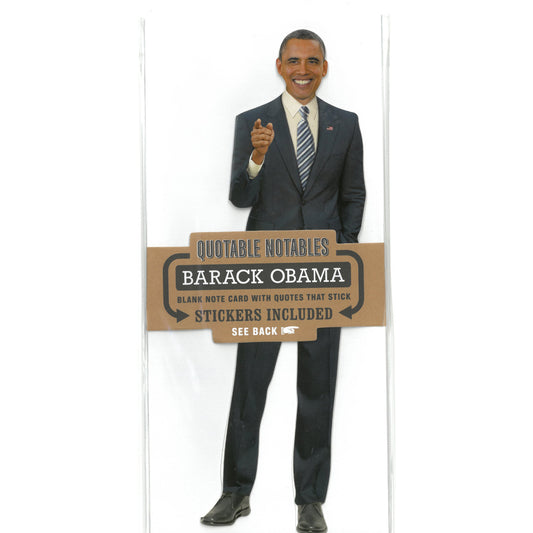 Barack Obama Quotable Notables Note Card