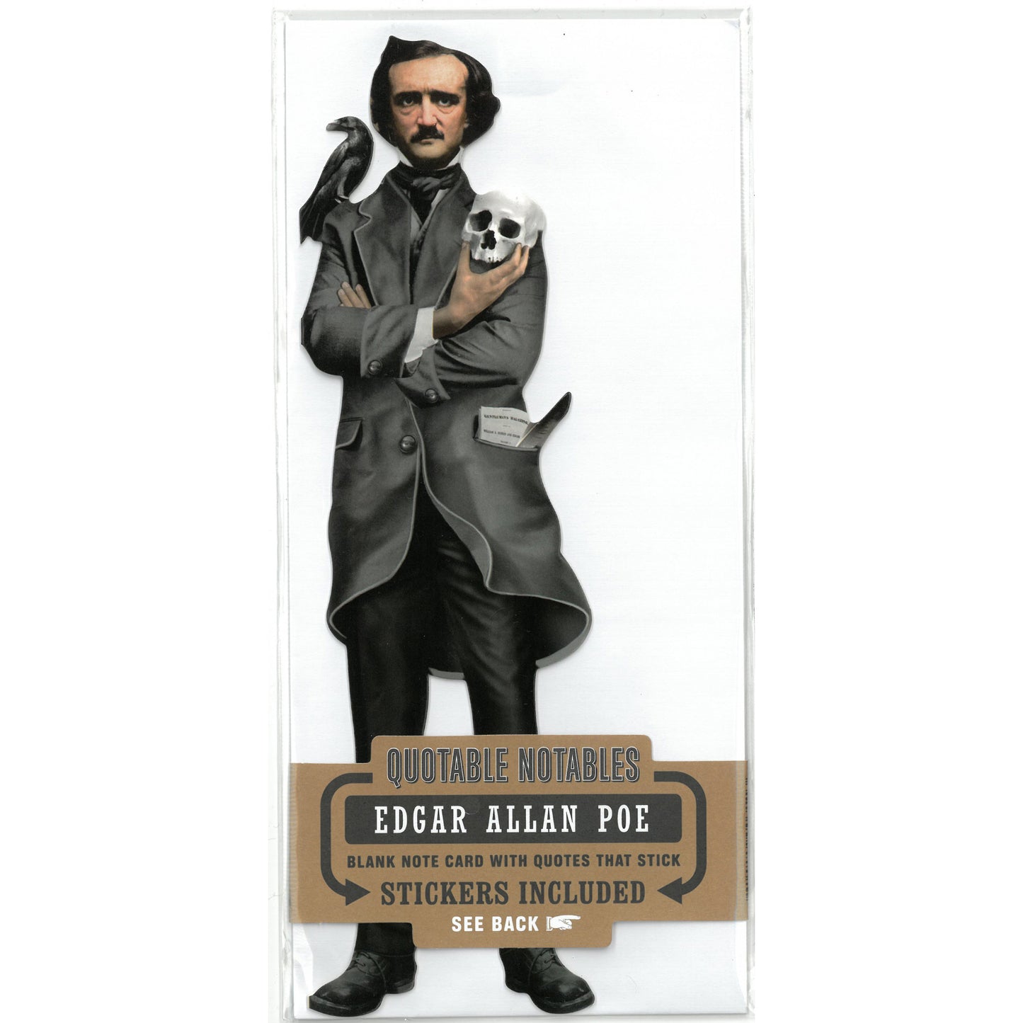 Edgar Allan Poe Quotable Notables Note Card