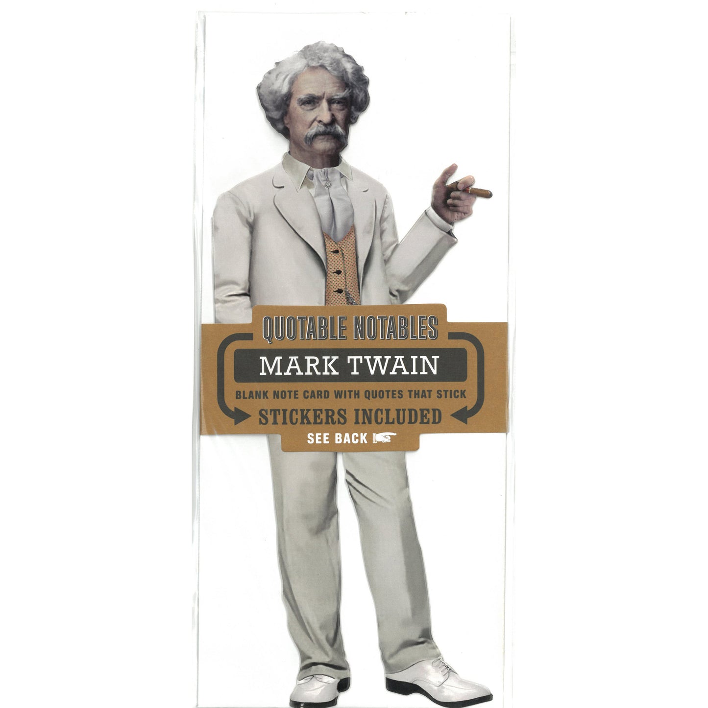 Mark Twain Quotable Notables Note Card