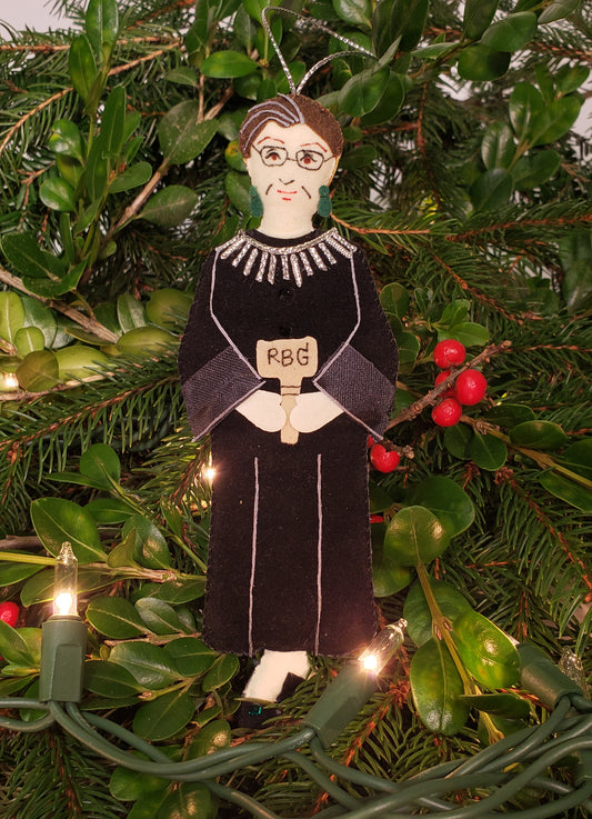 Ruth Bader Ginsburg Ornament