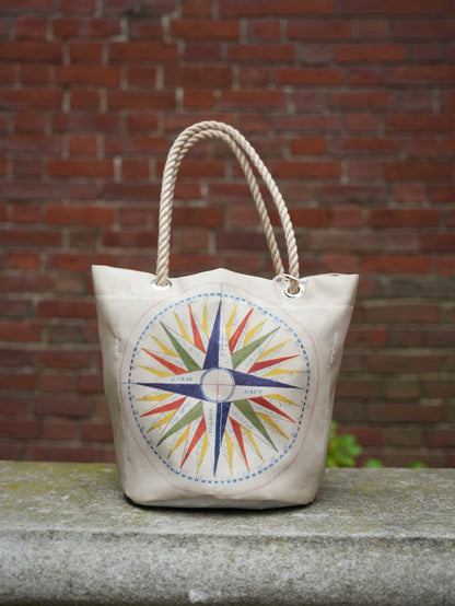 Compass Rose Bucket Bag