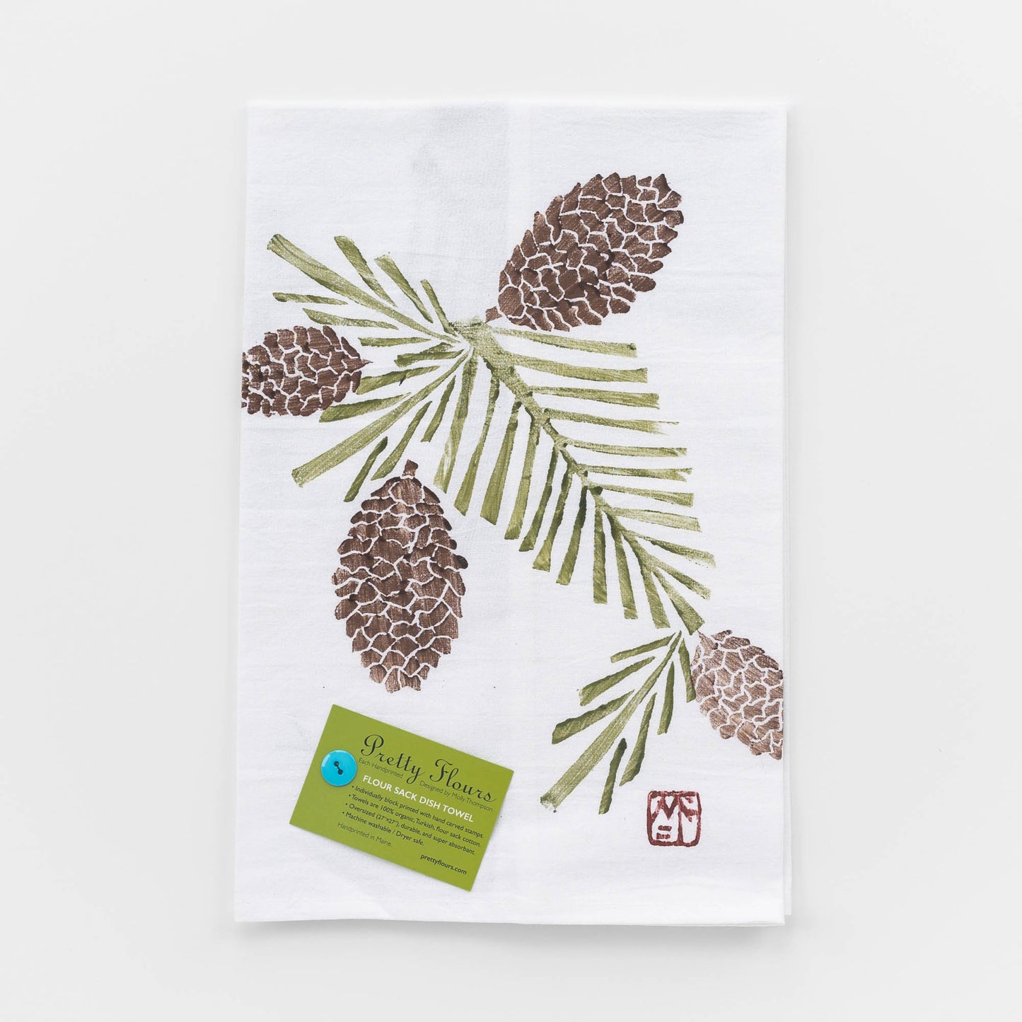 Handprinted Tea Towels