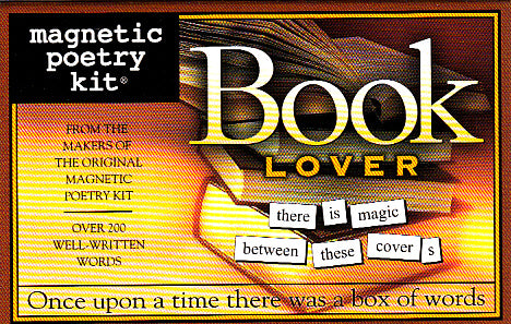 Book Lover Magnetic Poetry Kit