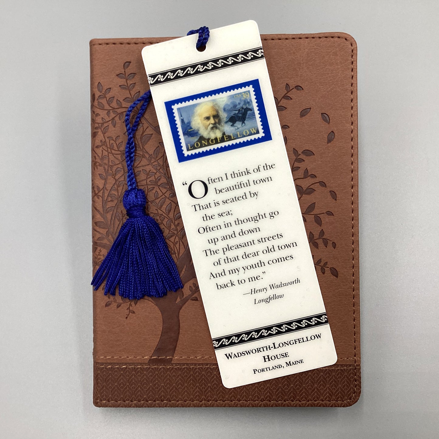 Henry Wadsworth Longfellow Commemorative Stamp Bookmark