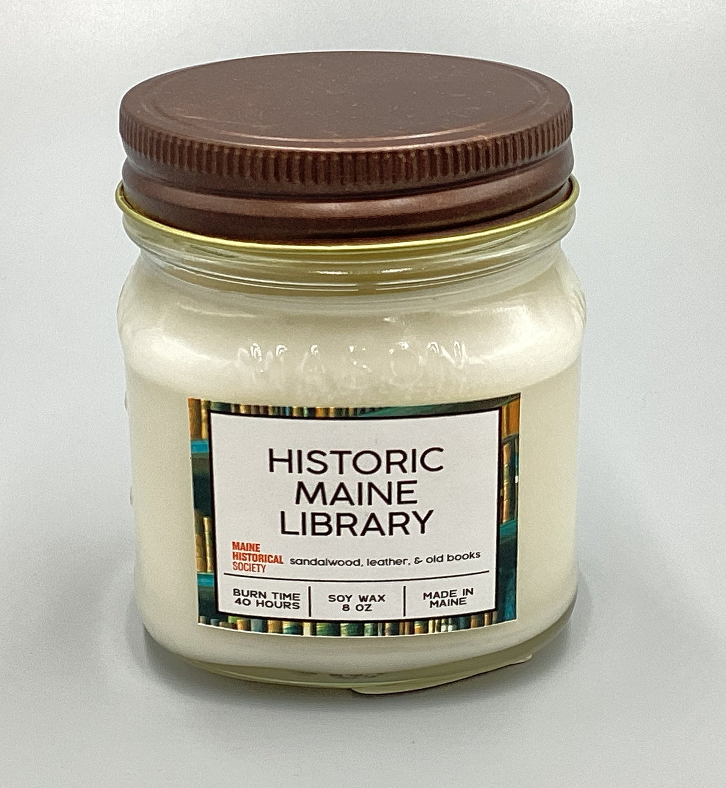 Historic Maine Library Candle