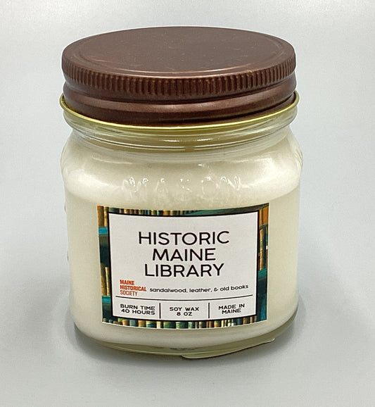 Historic Maine Library Candle