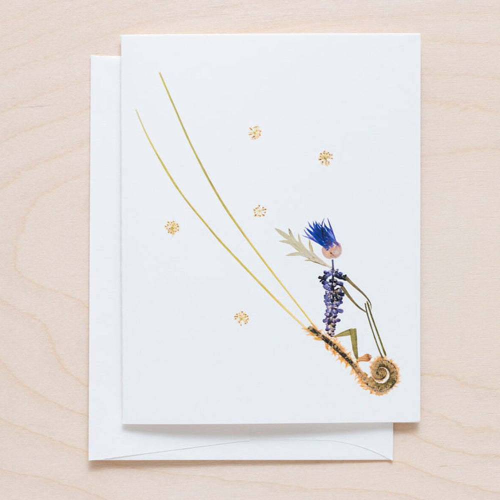 Toboggan Botanical Note Card