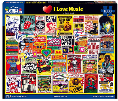 I Love Music Puzzle