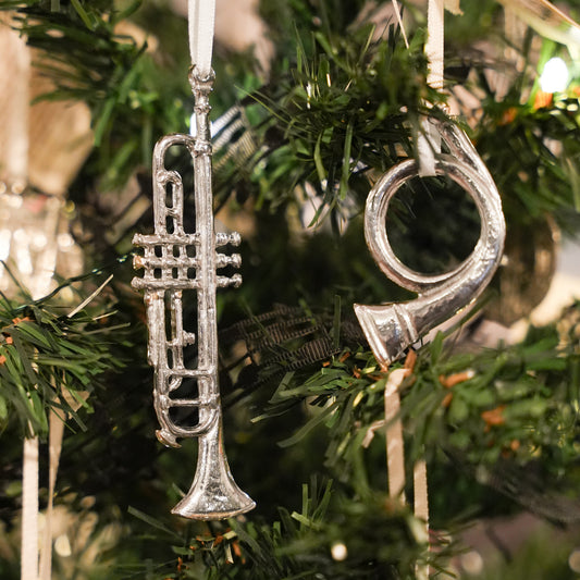 Pewter Instrument Ornaments - MANY DESIGNS