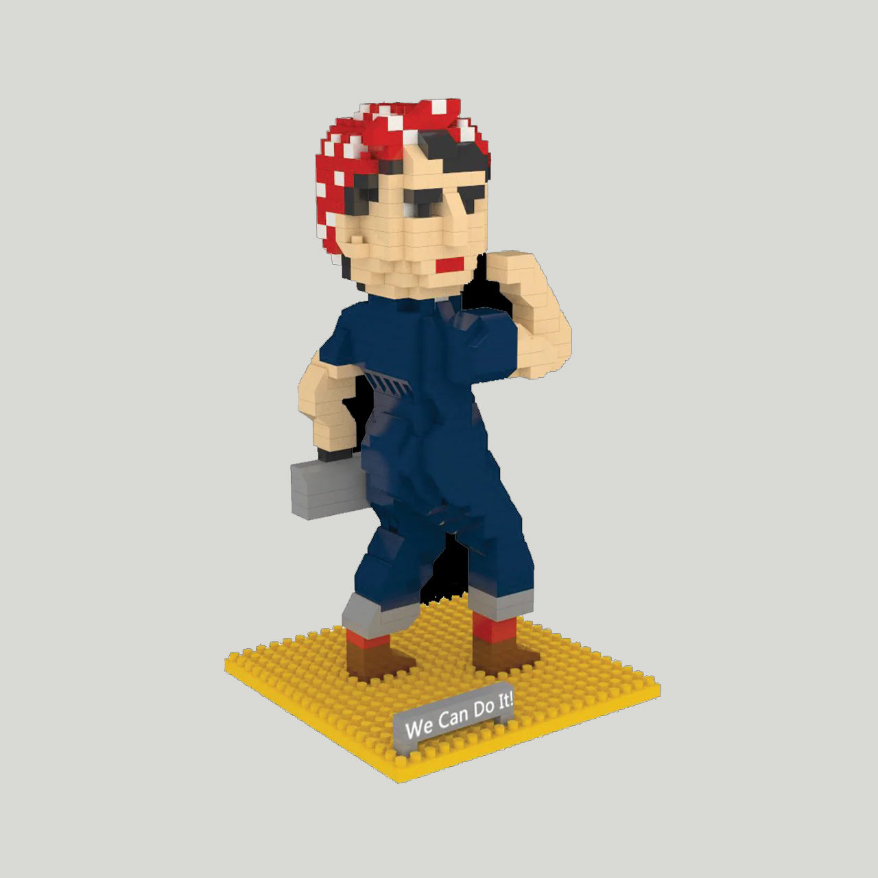 Rosie the Riveter Mini Block Building Set