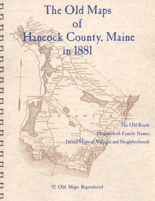 Old Maps of Hancock County, Maine in 1881