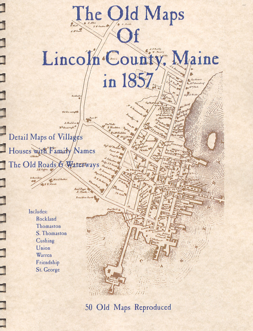 Old Maps of Lincoln County, Maine, in 1857