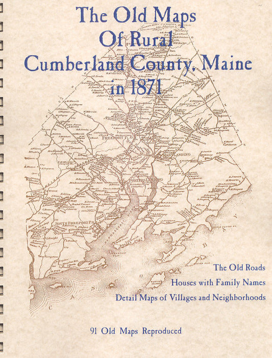 Old Maps of Rural Cumberland County, Maine in 1871