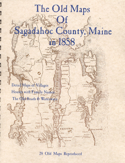 Old Maps of Sagadahoc County in 1858