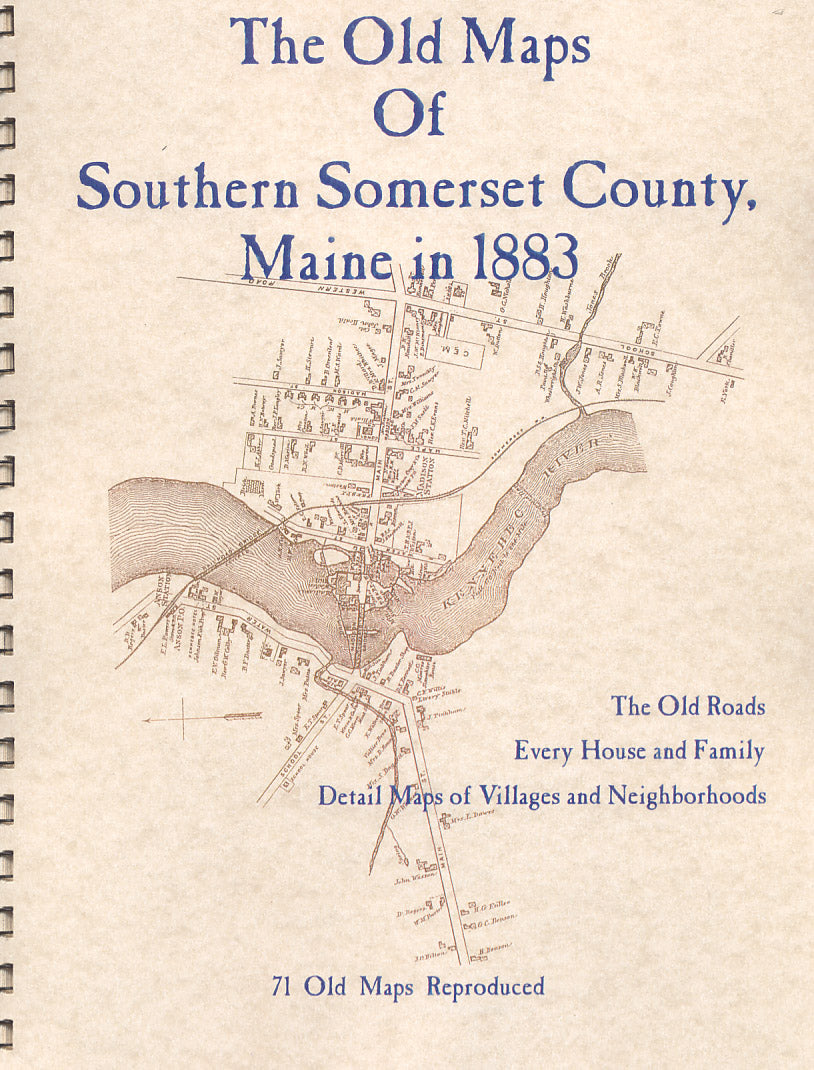 Old Maps of Southern Somerset County, Maine in 1883