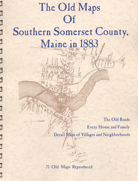 Old Maps of Southern Somerset County, Maine in 1883