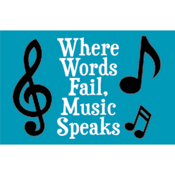 Where Words Fail, Music Speaks Magnet